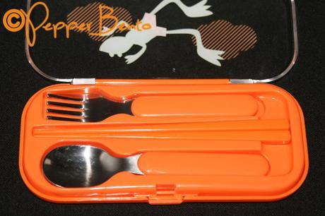 Sainsbury's Frog Cutlery Set Open