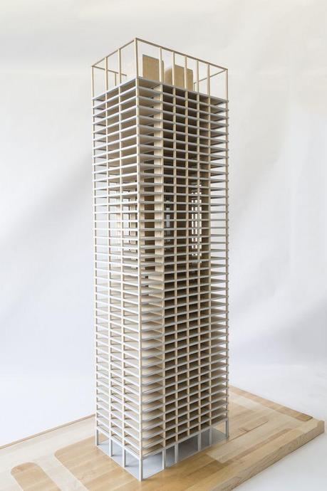 Timber Tower Research Project, a timber skyscraper concept
