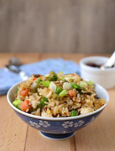 Schezwan Fried Rice with Vegetable Manchurian (Indo-Chinese Recipes ...