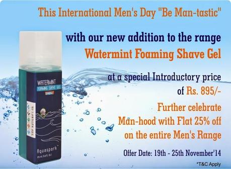The Nature's Co. launches their Watermint Foaming Shave Gel, this International Men's Day