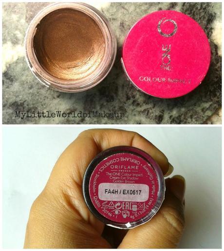 Oriflame - The One Color Impact Eye shadow in Rose Gold & Golden Brown Review