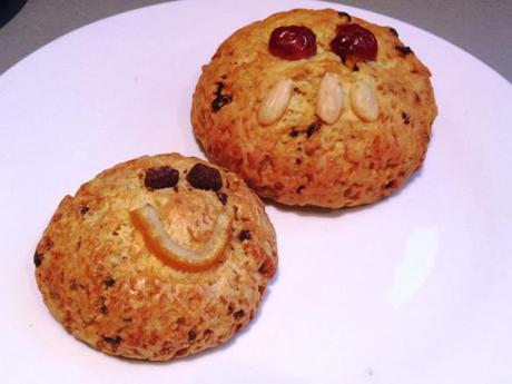 chocolate orange rascal and fat rascal scones from bettys cafe tea room york yorkshire