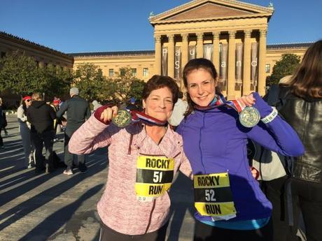 Mom at Rocky Balboa 5k #run #fitness