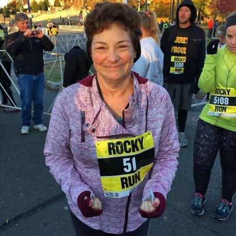 Mom at Rocky Balboa 5k #run #fitness