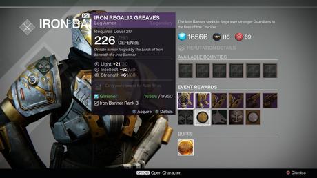 Destiny’s Iron Banner event is now live