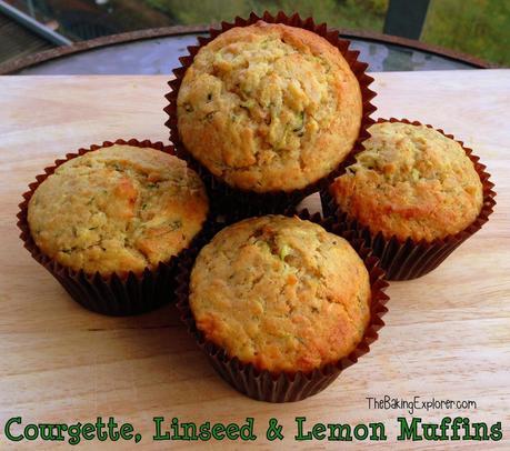 Courgette, Linseed & Lemon Muffins