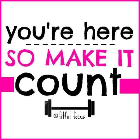 make it count via Fitful Focus #fitspo #fitnessmantra #motivation