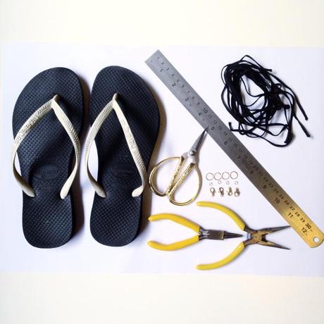 DIY Chic Lace Up Sandals