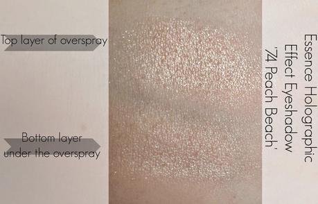 Essence Holographic Effect Eyeshadow  '74 peach beach'