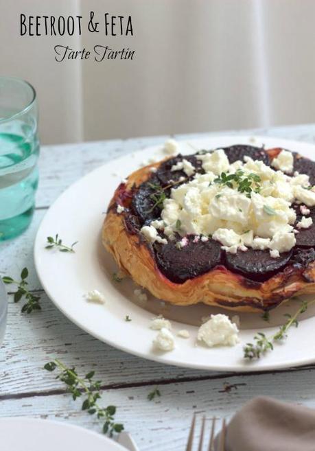 Beetroot and Feta Tarte Tartin