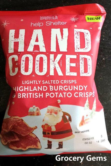 M&S Highland Burgundy Red British Potato Crisps