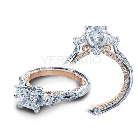 Verragio Princess cut engagement ring