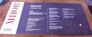 Scotland Mhor84 hotel accommodation meals breakfast bar budget
