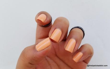 :: Etude House IceCream Nails Polish in Peach - Swatches and Review ::