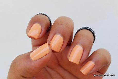 :: Etude House IceCream Nails Polish in Peach - Swatches and Review ::