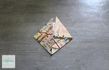 How to make an ornament out of a map