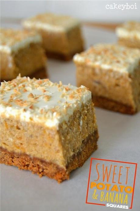 Sweet Potato and Banana Squares