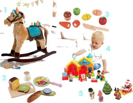 early learning centre wooden rocking horse