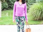 What Wore: Radiant Orchid Floral Print