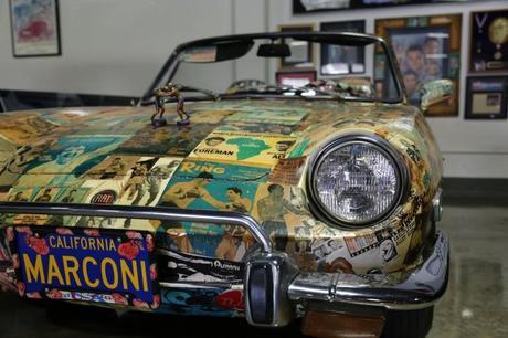 Cutman and friend of Dick Marconi - Chuck Bodak spent 4 years decoupaging this Fiat!