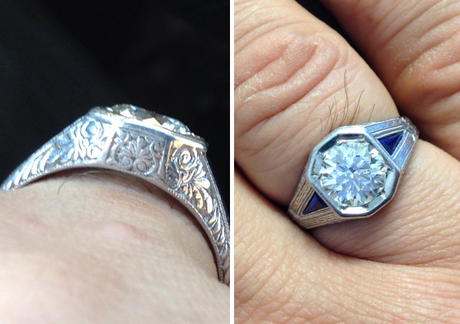 Vintage men's ring restoration shared by bluelotus