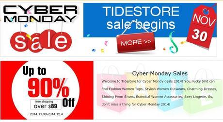 Tidestore Cyber Monday Sale