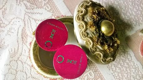 Orifame The One Colour Impact Cream Eye Shadows in Olive Green & Golden Brown Review