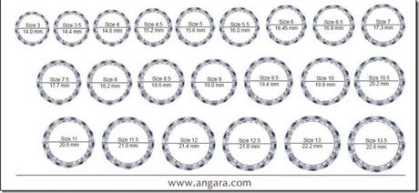 Ring Size Chart L