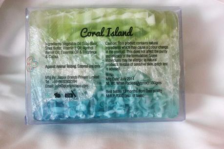 Puriso Handcrafted Soaps Coral Island Soap review