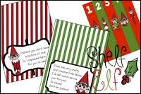 Image: This Elf on the Shelf printables is designed for kids 2-10