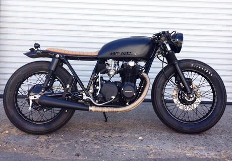 Black & Tan CB550 Build 