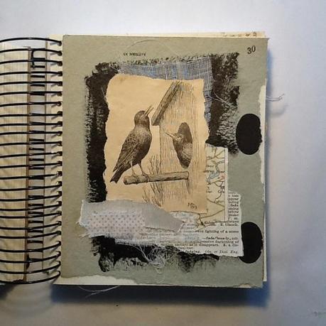 Collage work and a feature