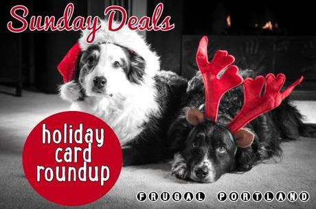 Sunday deals -- holiday card round up frugal portland