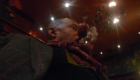 Ed Burak pipe / Cigar Inn, New York, NY / Leica D-Lux 4