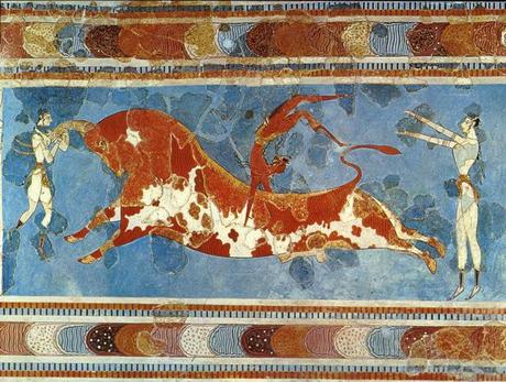Minoan Bull-leaping fresco