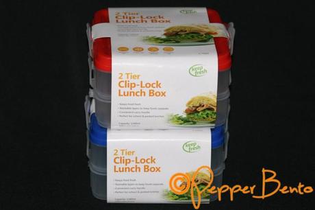 Keep Fresh 2 Tier Clip-Lock Lunch Box