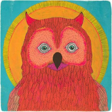 Sunshine Owl Art Print By Lisa Congdon