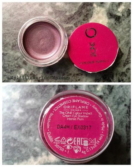 Oriflame's The One Colour Impact Eyeshadow in Intense Plum & Shimmering Steel Review