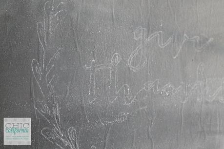 chalkboard outline