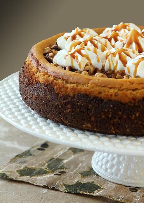 pumpkin-bourbon-cheesecake-with-walnuts