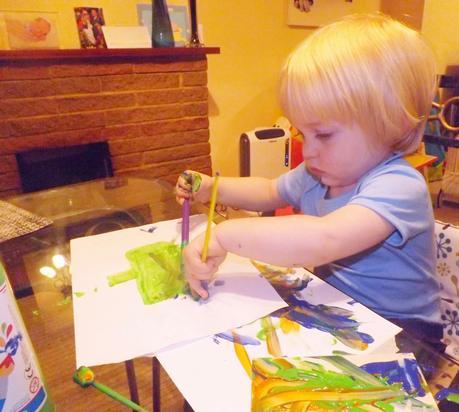 Tyne's First Painting Session! #Persilstainmagic