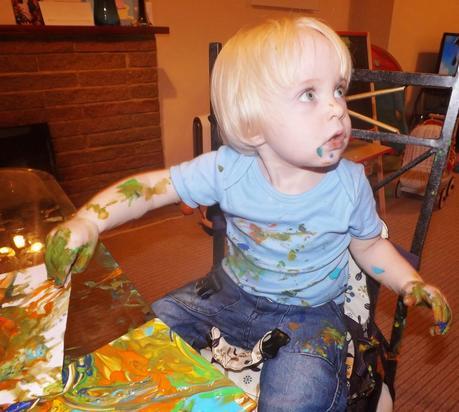 Tyne's First Painting Session! #Persilstainmagic