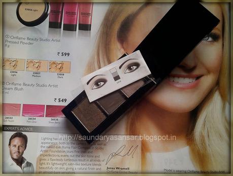 Oriflame Pro Color Eye Shadow Trio- Bronzed Taupe .....Review