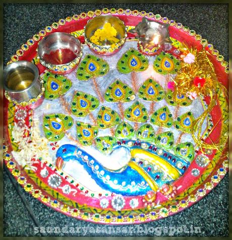 Craft Corner- Puja Thali for Diwali
