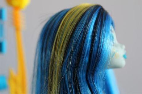 Black, Yellow and Blue hair