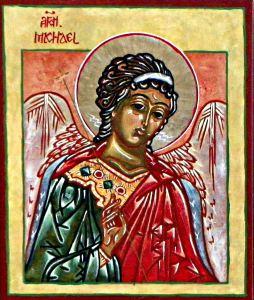My first icon of Archangel Michael