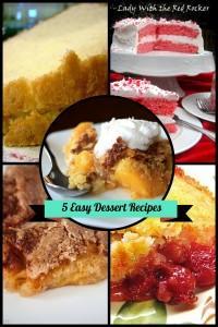 5 Easy Dessert Recipes