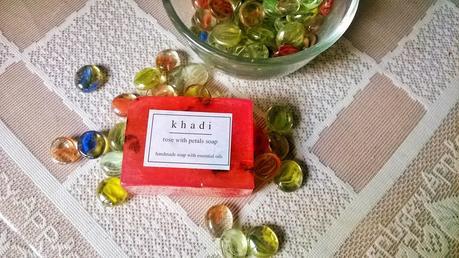 Khadi Rose With Petals Handmade Soap Review