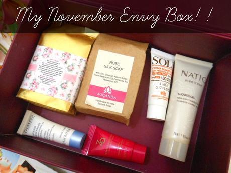 My Envy Box November 2014 Edition