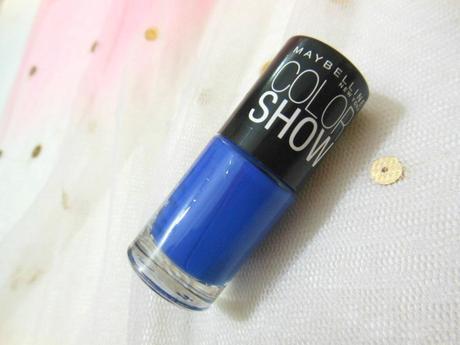 Maybelline Color Show Bright Sparks (706) Blazing Blue | Day 6